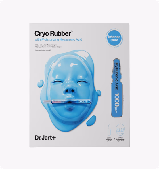 Dr.Jart+ Cryo Rubber Mask with Moisturizing Hyaluronic Acid, Маска альгинатная увлажняющая, 44 г