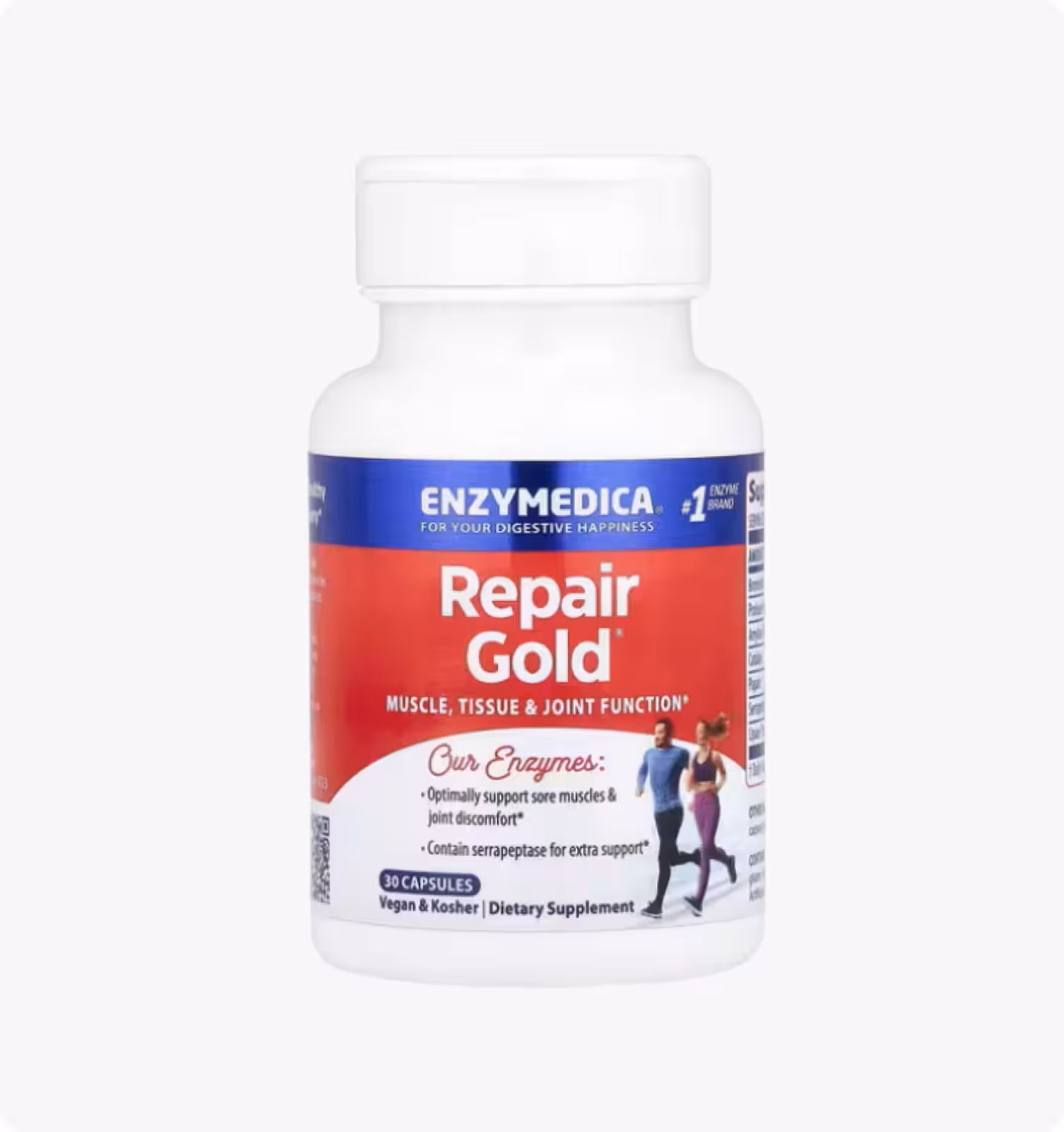 Enzymedica, Repair Gold, для мышц, тканей и суставов, 30 капсул