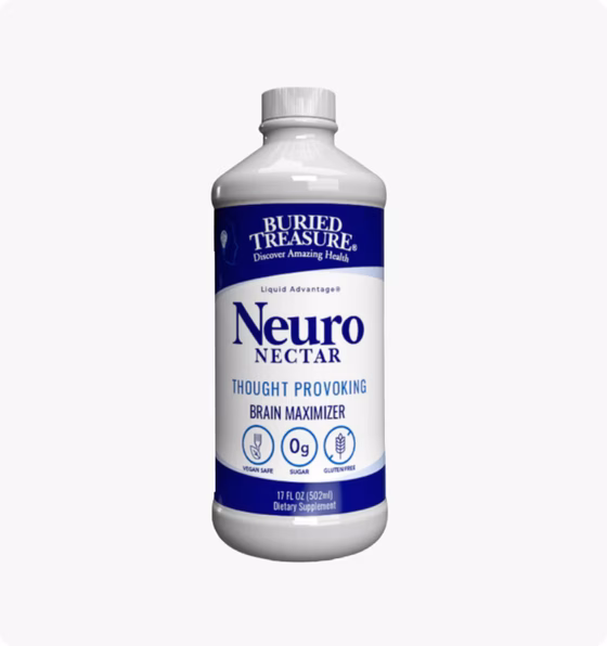 Buried Treasure, Neuro Nectar, Жидкое питание для мозга, 496 мл