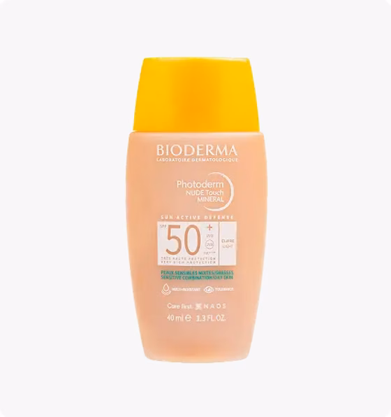 BIODERMA, Photoderm, Cолнцезащитный флюид с тоном SPF 50+, 40 мл