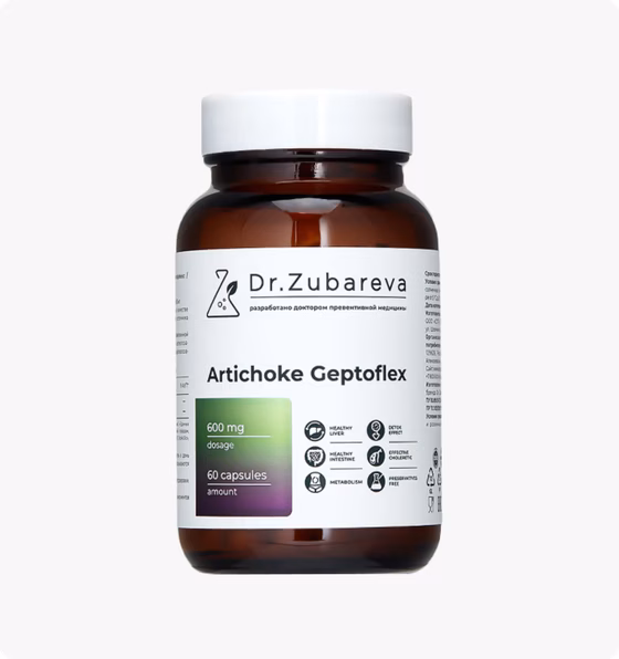 Dr.Zubareva Артишок Гептофлекс капс. №60