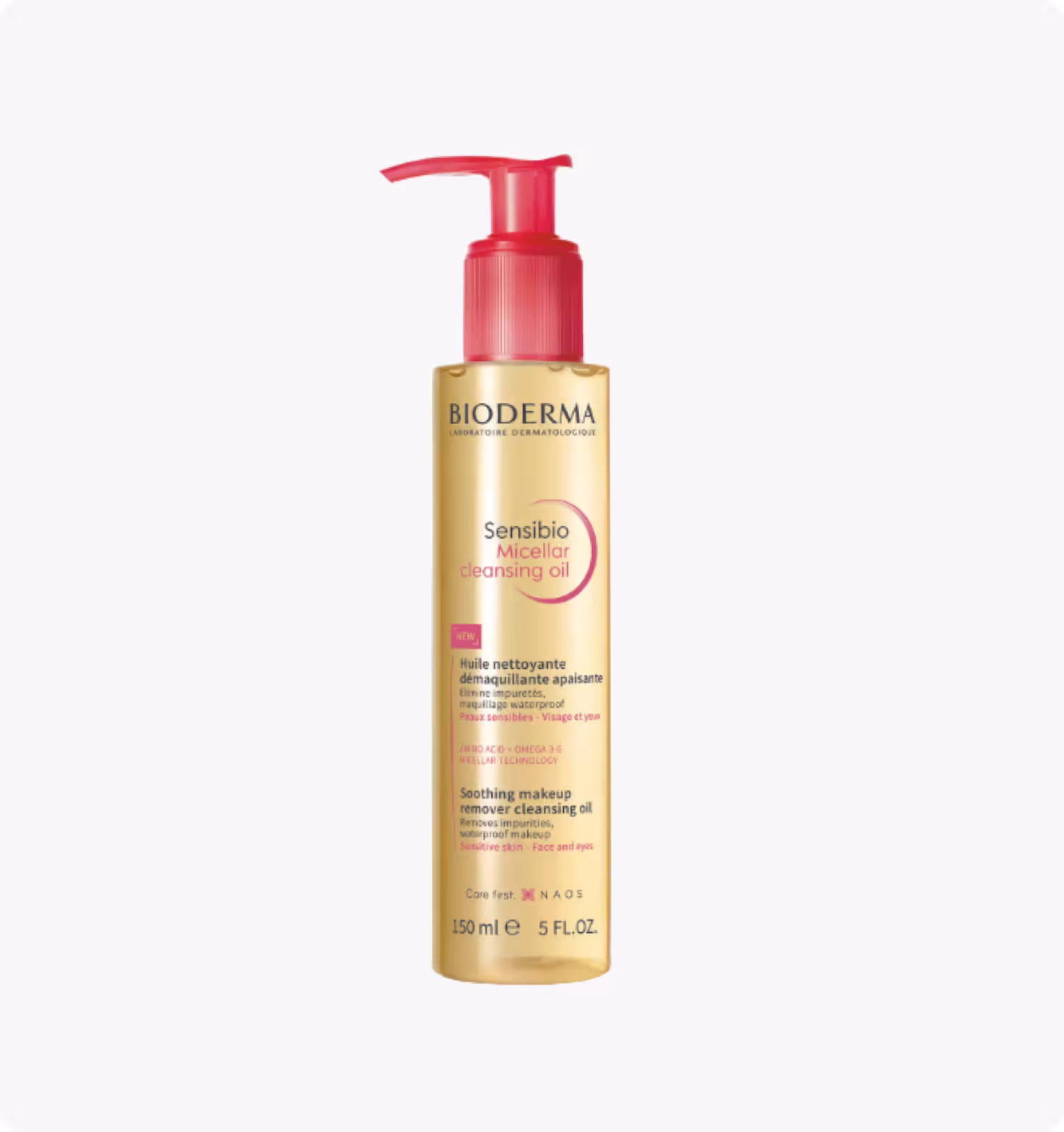 BIODERMA, Sensibio Micellar Oil, Мицеллярное масло очищающее для чувствительной кожи, 150 мл