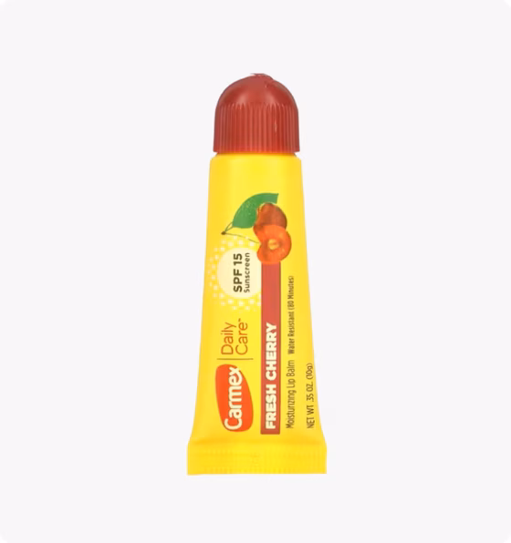 Carmex, Daily Care, увлажняющий бальзам для губ, вишня, SPF 15, 10 г (0,35 унции)