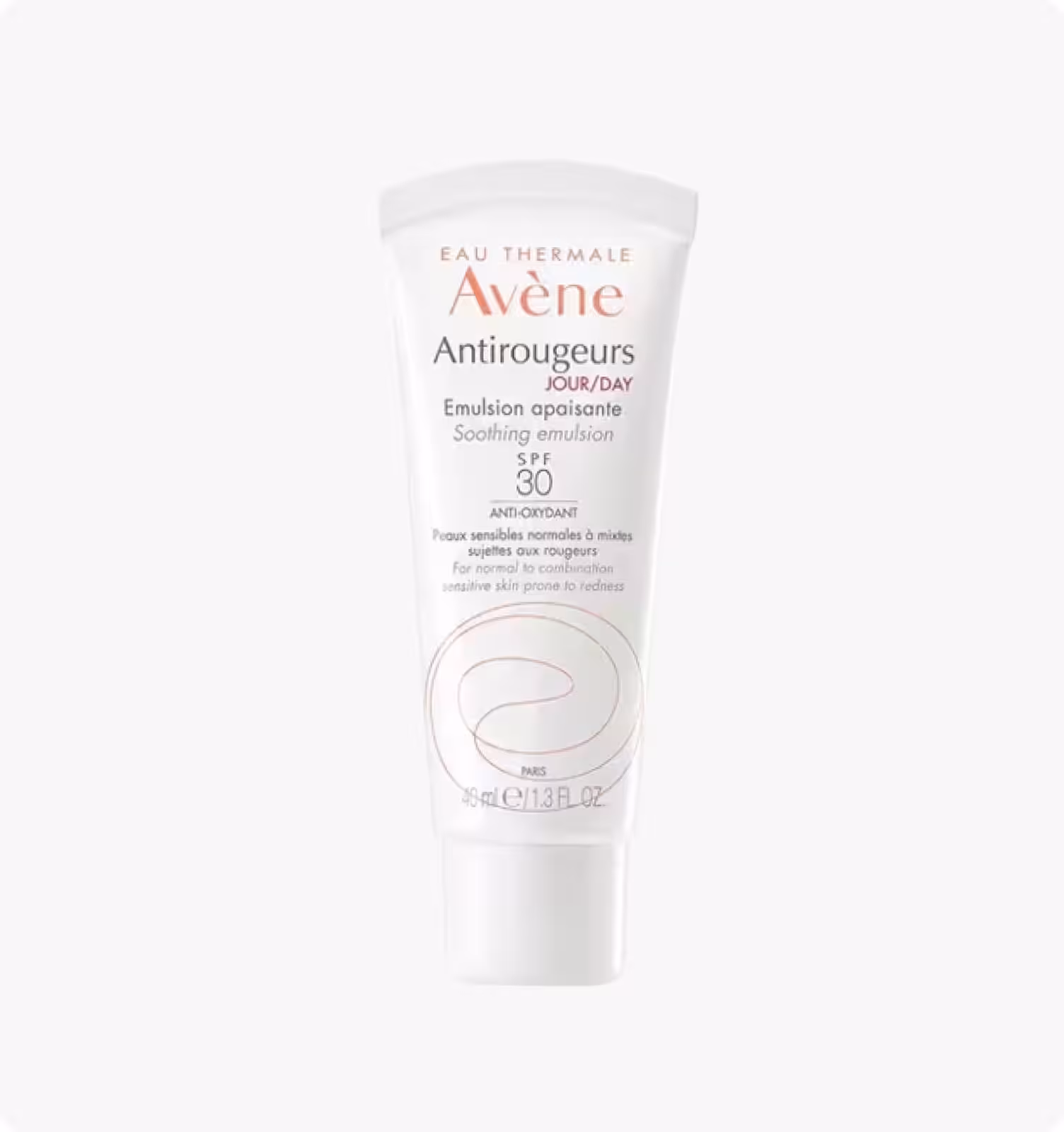 Avene, Antirougeurs, Успокаивающая дневная эмульсия для лица, нормальной кожи склонной к покраснения
