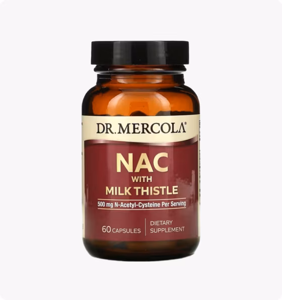 Dr. Mercola, добавка для поддержки печени, 60 капсул