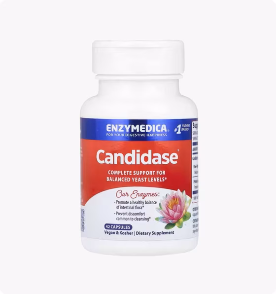 Enzymedica, Кандидаза, 42 капсулы