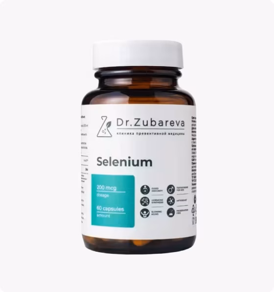 Dr.Zubareva, Селен, 60 капсул