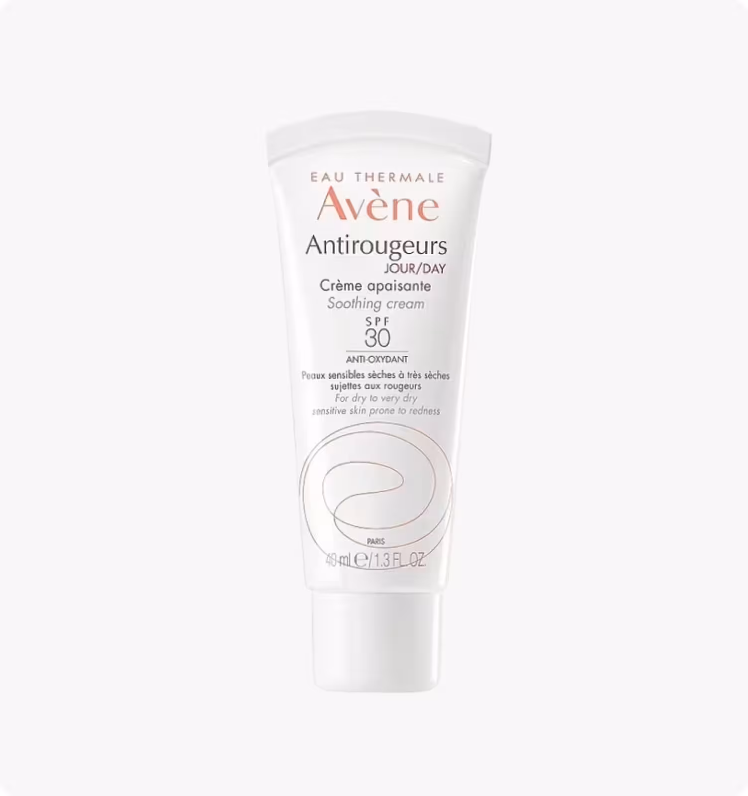 Avene, Antirougeurs, Увлажняющий крем для сухой кожи склонной к покраснениям SPF 30, 40мл