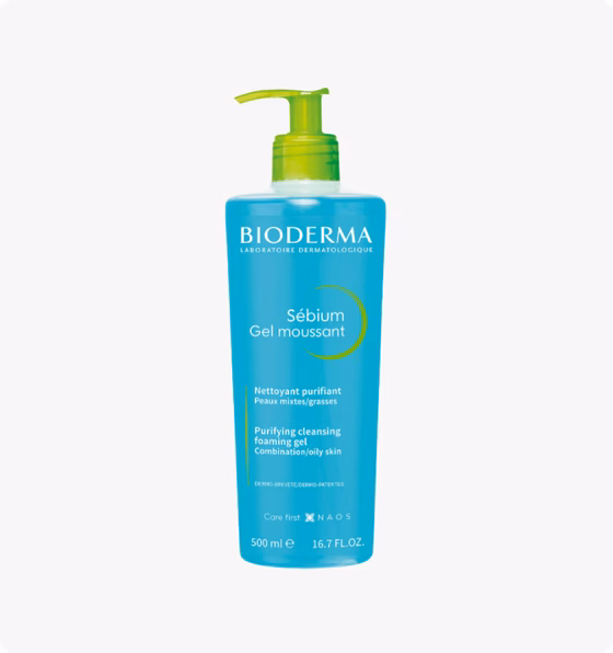 BIODERMA, Sébium Gel Moussant, Гель очищающий, 500 мл