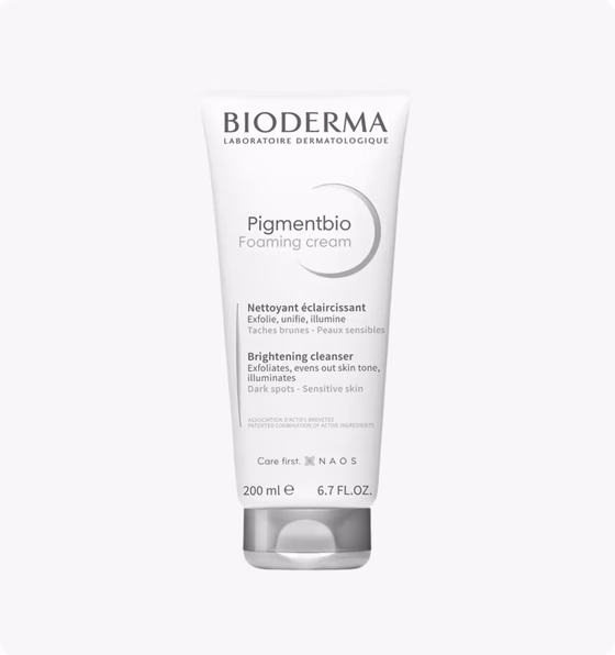 BIODERMA, Pigmentbio Foaming Cream, Крем осветляющий и очищающий, 200 мл