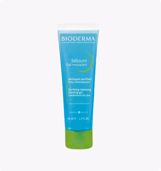 BIODERMA, Sebium Gel Moussant, Гель Очищающий, 45 ml