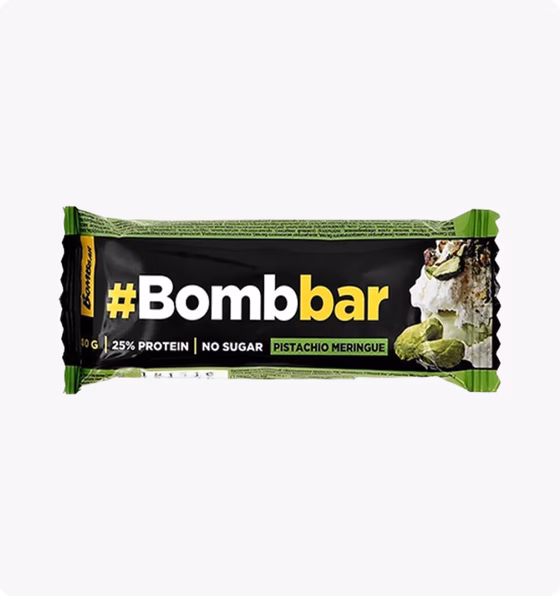 BOMBBAR, Батончик глазированный, Фисташковая меренга, 40 гр.