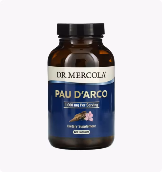 Dr. Mercola, кора муравьиного дерева, 1000 мг, 120 капсул (500 мг в 1 капсуле)