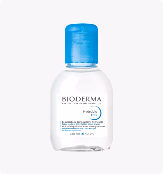 BIODERMA, Hydrabio H2O, Мицеллярная вода, 100 мл, голубая