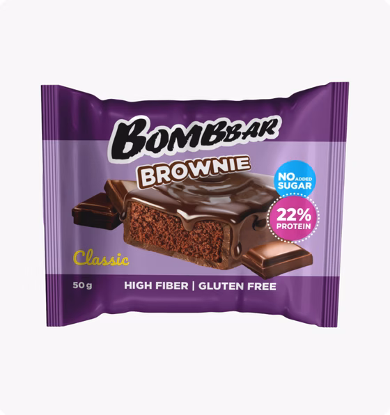 BOMBBAR,Печенье глазированное "Брауни классическое" 50гр.