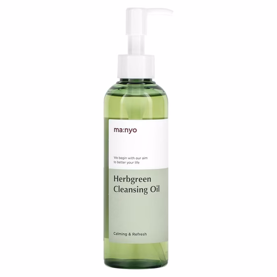 Manyo, Herb Green Cleansing Oil, Гидрофильное масло на основе комплекса трав, 200 мл