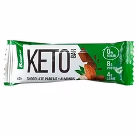 СЦ 20% BOMBBAR, Keto, Батончик неглазированный cо вкусом шоколадного парфе с миндалем, 40 гр.