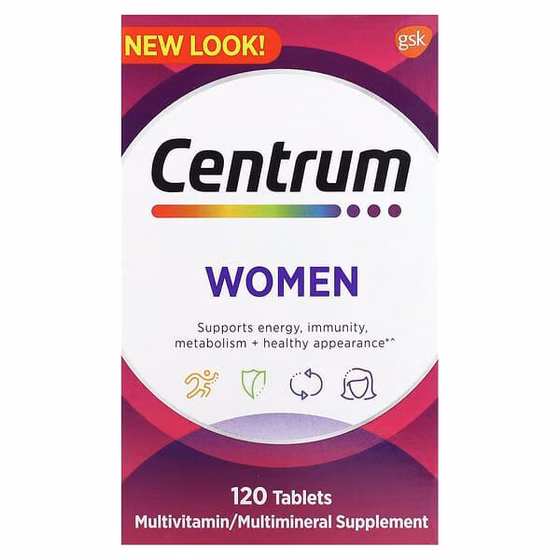 Centrum, Мультивитамины для женщин, 120 таблеток