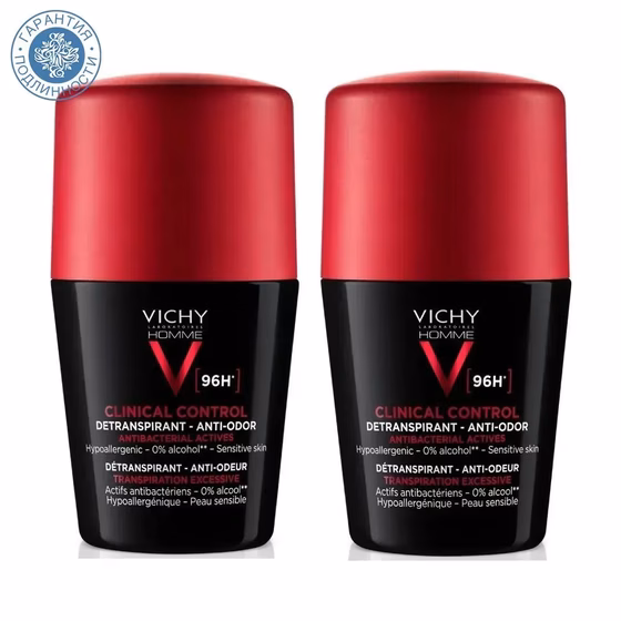 Vichy, Дезодорант-антиперспирант Clinical Control 96часов 2 шт 50мл