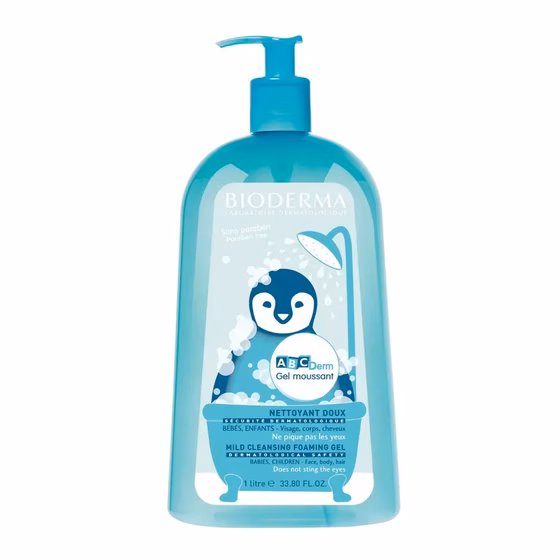 BIODERMA, ABCDerm Moussant gel, Гель для купания, 1 л