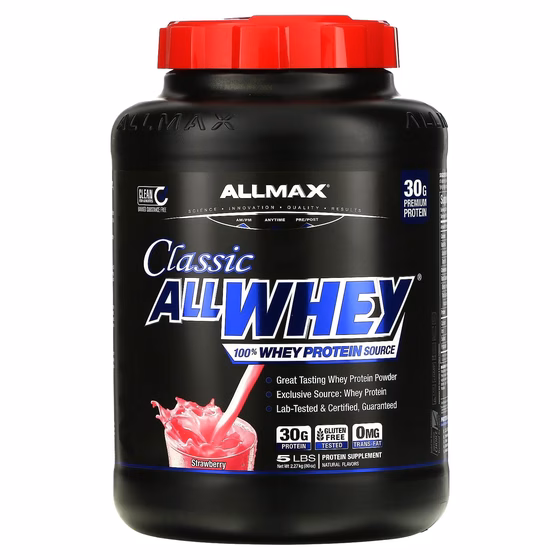 ALLMAX, Classic AllWhey, Strawberry, 2,27кг