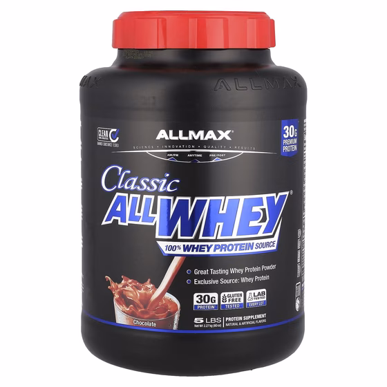 ALLMAX, Classic All Whey, 100%Whey Protein Source,Chocolate, 2.27кг