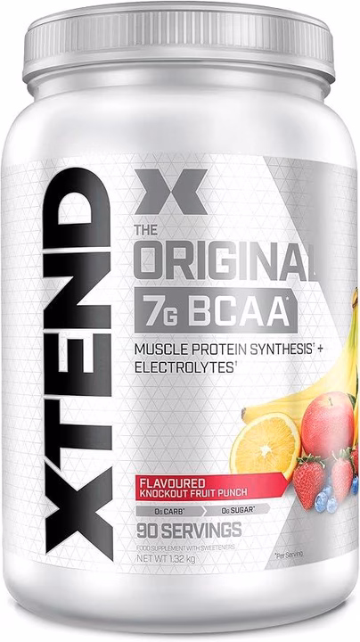 XTEND Original, BCAA, Knockout Fruit Punch, 90 servings, 1,32 kg