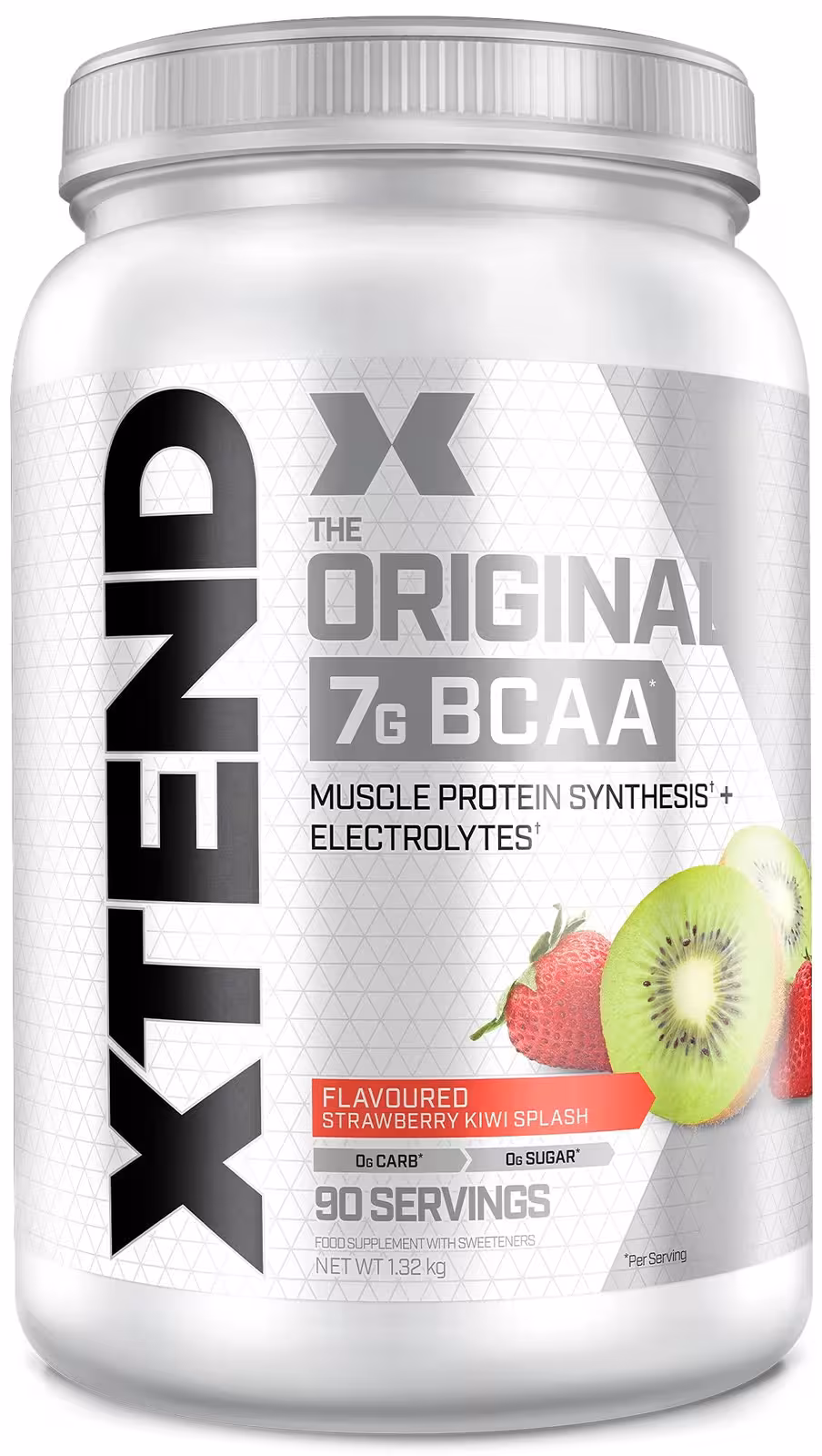 XTEND Original, BCAA Powder, Strawberry Kiwi Splash, 90 Servings, 1,32g