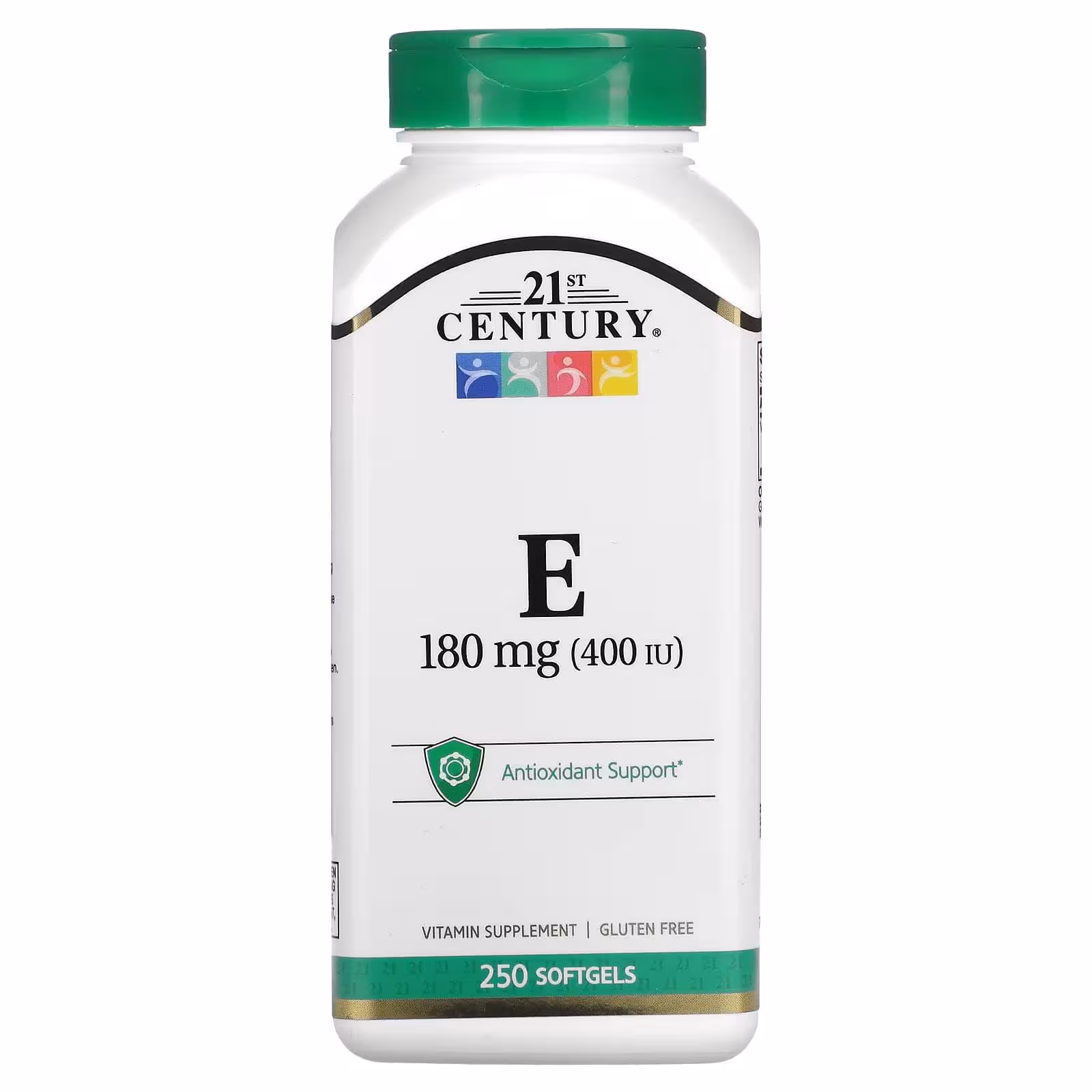 21st Century, витамин E, 180 мг (400 МЕ), 250 капсул