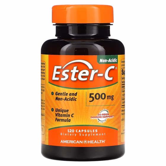 American Health, Ester C, 500 мг, 120 капсул