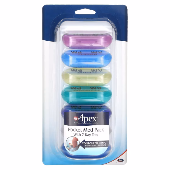 Apex, Карманная аптечка с таблетницей на 7 дней