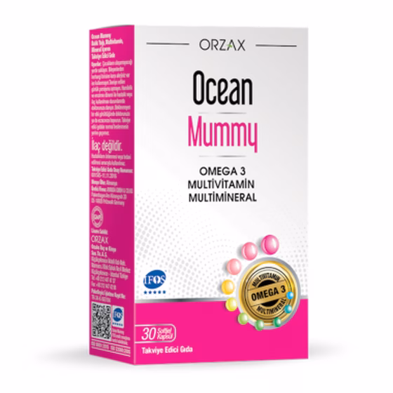 Orzax, Ocean, Mummy, Омега-3, 30 капсул