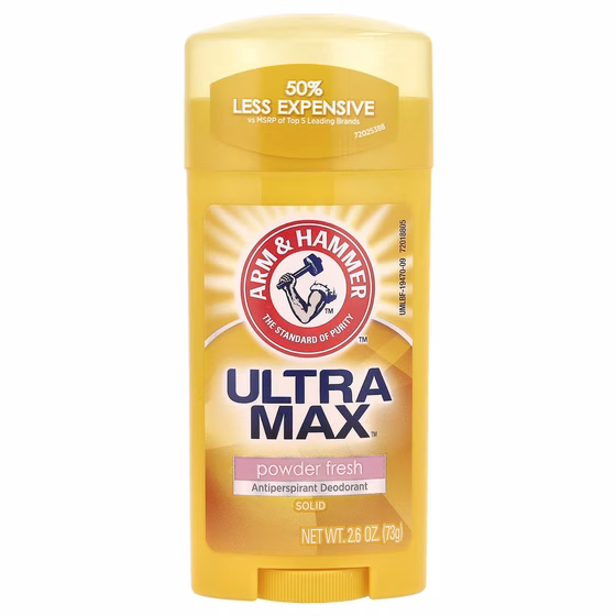 Arm & Hammer, UltraMax, твердый дезодорант-антиперспирант для женщин, свежий аромат, 73 г