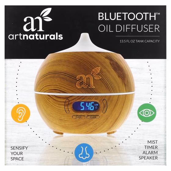Artnaturals, Диффузор для масла с Bluetooth, 1 шт.