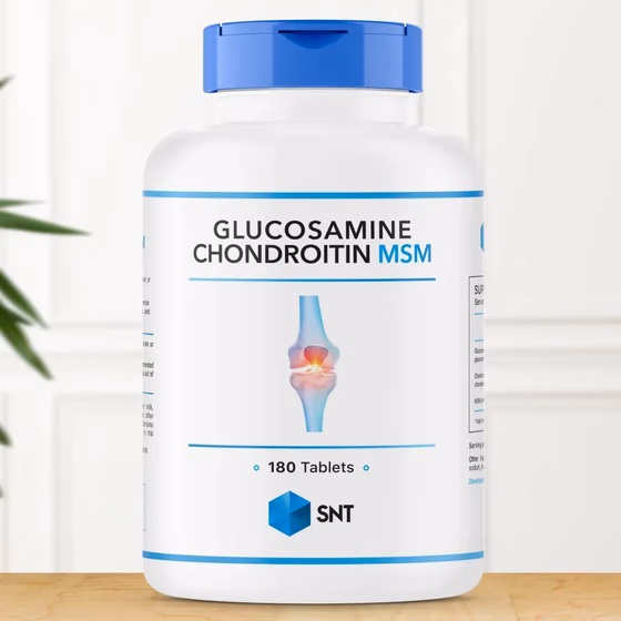 SNT, Glucosamine Chondroitin MSM, 180 таблеток