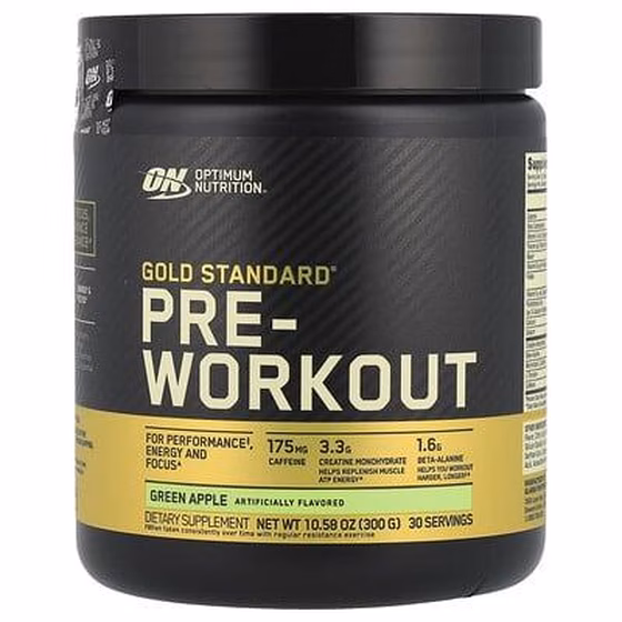 Optimum Nutrition, Gold Standard, Pre-Workout, Green Apple, 300 г