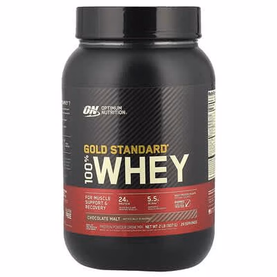 Optimum Nutrition, 100% Whey protein Gold standard, Chocolate Malt, 2 lb, 909г