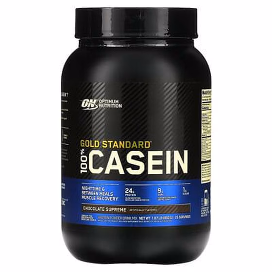 Optimum Nutrition, 100% Casein Protein, Chocolate, 909 г