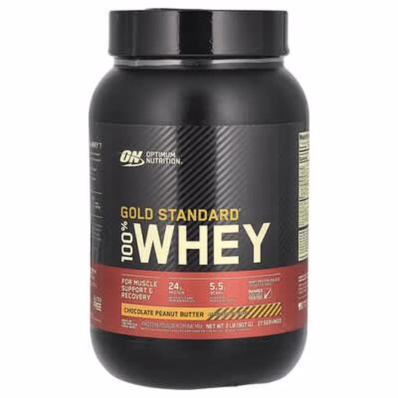 Optimum Nutrition, Whey Gold, Chocolate peanut butter, 907 г