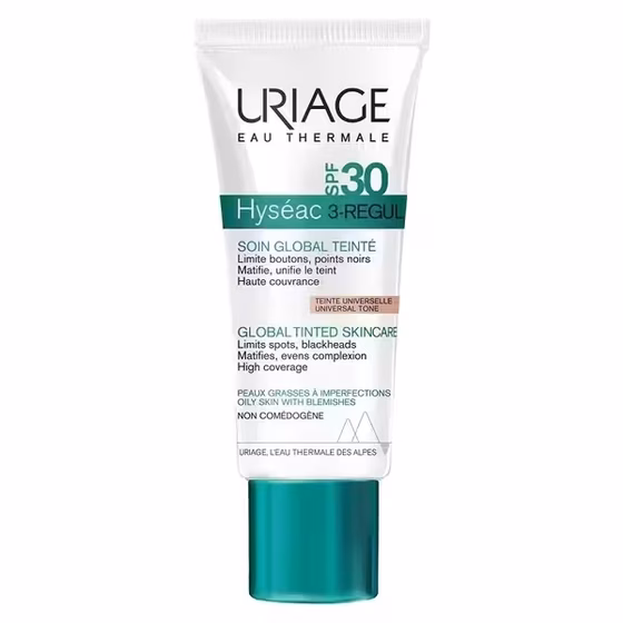 СЦ 40% Uriage, Hyséac 3-Regul, Тональный крем с spf30, 40 мл