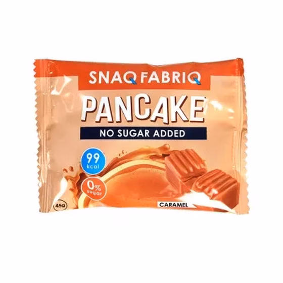 SNAQ FABRIQ, Панкейк неглазированный с начинкой "Мягкая карамель" 45г