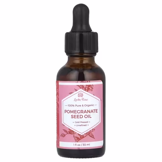 СЦ 20% Leven Rose, 100% Pure & Organic, Масло косточек граната, 1 жидкая унция (30 мл)