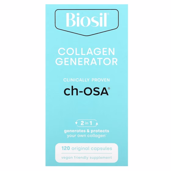 Biosil, Collagen Generator, средство для стимулирования производства коллагена, 120 оригинальных кап