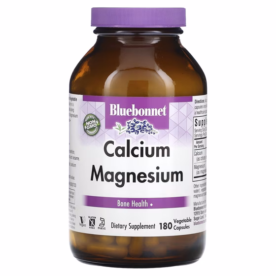 Bluebonnet Nutrition, Calcium Plus Magnesium, 180 Vcaps