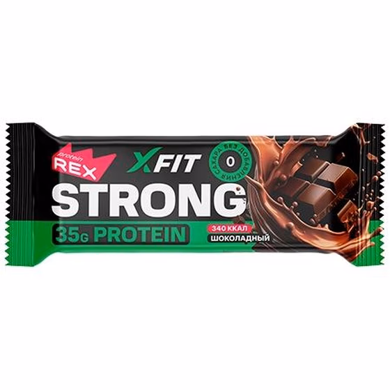 PROTEIN REX, Батончик с высоким содержанием протеина, шоколадный X-Fit, 100гр