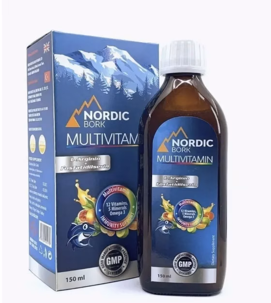 NORDIC BORK Мультивитаминный сироп , 150 мл