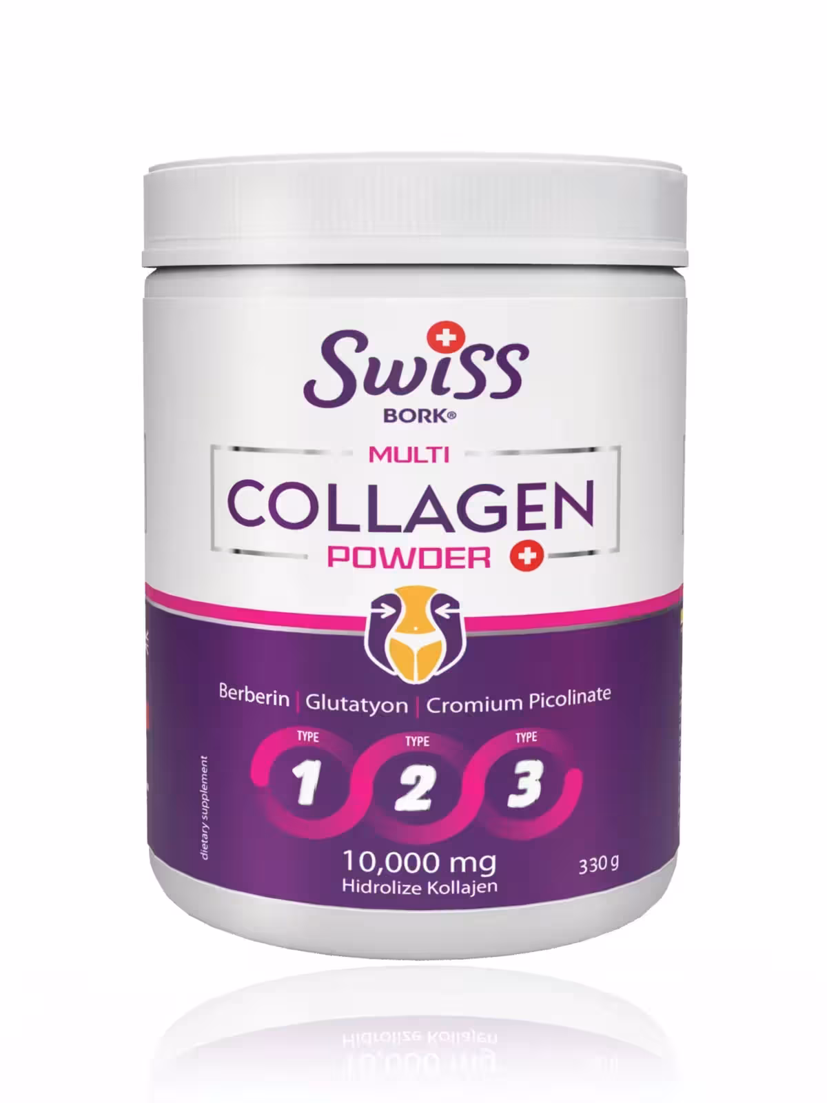 SWISS BORK, Коллаген для похудения и омоложения тела, (330 г)