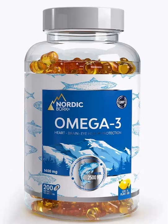 NORDIC OMEGA-3  200 мягких капсул с лимонным вкусом