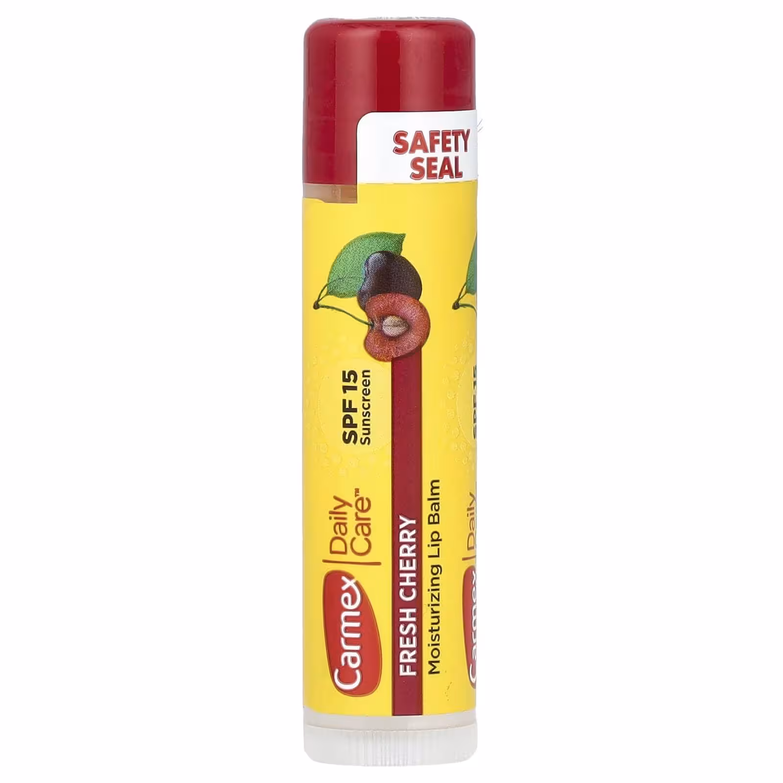 Carmex, Daily Care, увлажняющий бальзам для губ, свежая вишня, SPF 15, 4,25 г