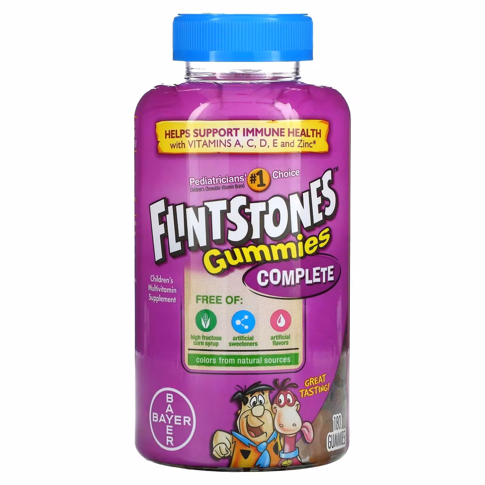 Flintstones, Complete, мультивитамин для детей, 180 жевательных конфет
